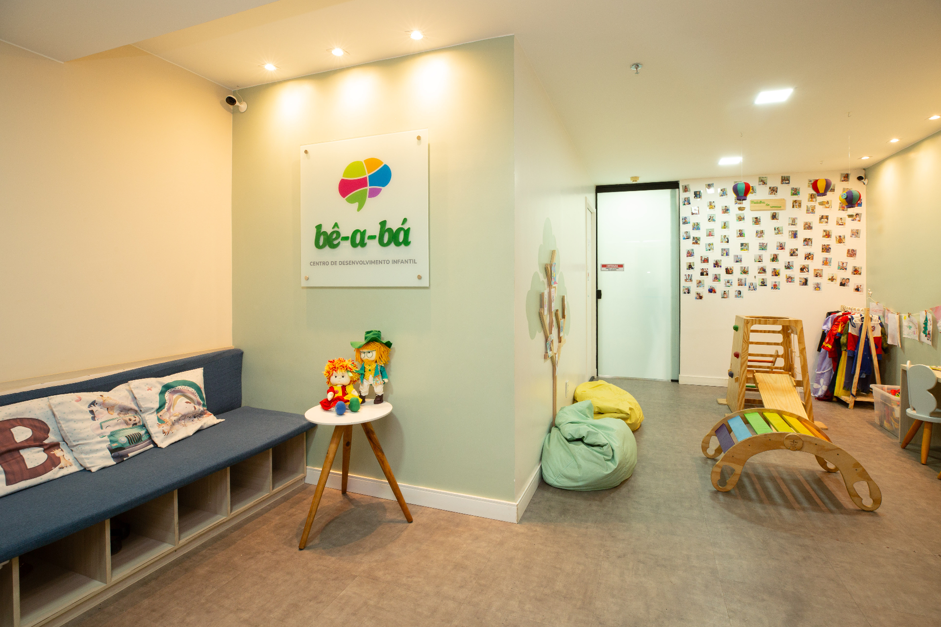 Recepção da bê-a-bá Centro de Desenvolvimento Infantil